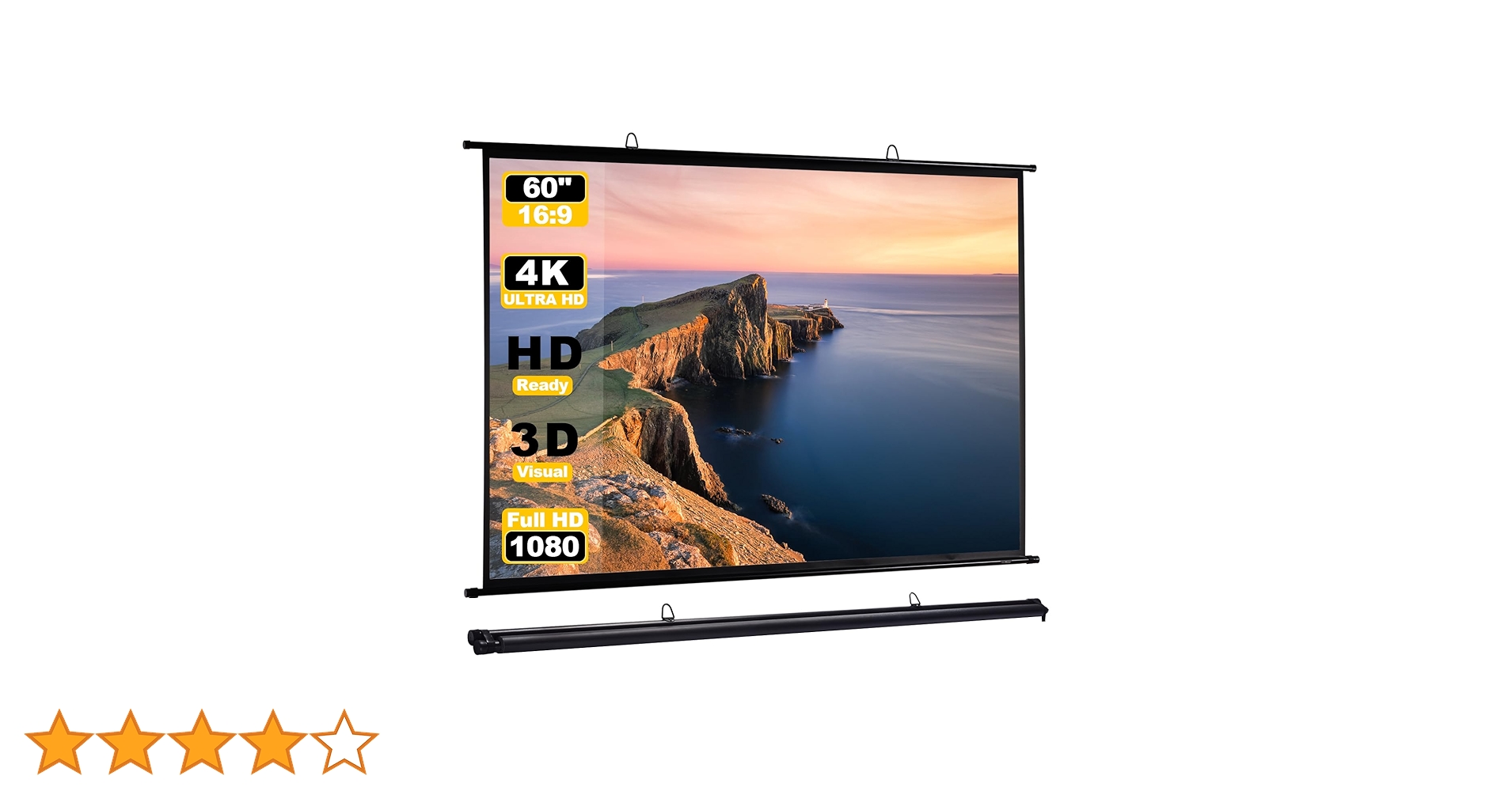 Amazon | プロジェクター スクリーン 吊り下げ、スクリーン